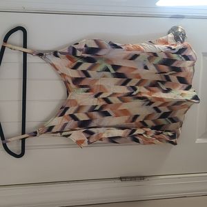 Torrid Size 1 Multi colored Challis Tank